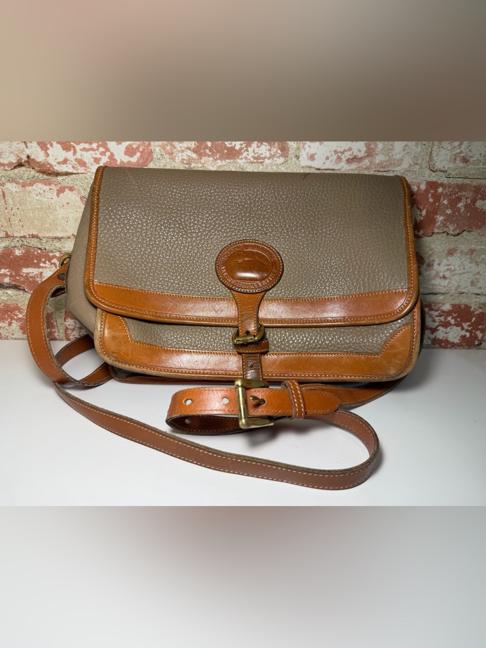 Dooney & Bourke All-Weather Surrey Leather Messenger Bag